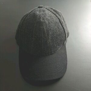 Impermeable By Weatherproof Strapback Baseball Cap Wool Blend Gray OSFM